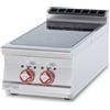 LOTUS Cucina professionale elettrica - N. 2 piastre induzione - cm 40 x 90 x 28 h