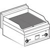 LOTUS Fry top elettrico - Piastra rigata al cromo - Cm 60 x 65 x 29 h