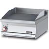 LOTUS Fry top professionale elettrico - Piastra liscia al cromo - Cm 60 x 70,5 x 28 h