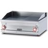 LOTUS Fry top elettrico - 1/2 Piastra liscia 1/2 Piastra rigata al cromo - Cm 80 x 70,5 x 28 h