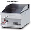 LOTUS Fry top a gas - Piastra rigata al cromo - Cm 40 x 70,5 x 28 h
