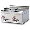 LOTUS Friggitrice elettrica - Capacità litri 10+10 - Cm 60 x 60 x 28 h