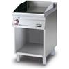 LOTUS Fry top professionale elettrico con piastra liscia cromata - cm 60 x 70.5 x 90 h