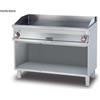 LOTUS Fry top elettrico professionale con piastra rigata cromata - cm 120 x 70.5 x 90 h