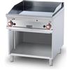 LOTUS Fry top a gas - Piastra liscia - cm 80 x 90 x 90 h