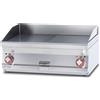 LOTUS Fry top professionale elettrico - 1/2 Piastra liscia 1/2 Piastra rigata - cm 80 x 60 x 28 h