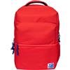 Oxford B-Ready, zaino scolastico unisex, 18 l, 42 m, tasca imbottita per laptop, poliestere riciclato RPET, rosso, 42x30x15cm