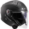 LS2 Casco Jet Per Moto LS2 Infinity 2 Colore Nero OF603