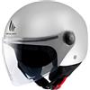 MT Helmets Casco Moto Jet MT Helmets Street S Colore Grigio Lucido