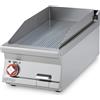 LOTUS Fry top professionale elettrico - Piastra rigata al cromo - Cm 40 x 90 x 28 h