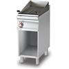 LOTUS Griglia elettrica professionale - Griglia inox - Vano aperto - cm 40 x 70,5 x 90 h