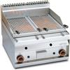 LOTUS Griglia a gas - Pietra lavica - Cm 60 x 65 x 29 h