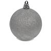 Due Esse Christmas Palla 15cm Glitterata i Silver
