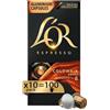 L'Or - Capsule Caffè Espresso Colombia - 100 Capsule in Alluminio - Intensità 8 - Compatibili con Macchine Nespresso®* original - 10 Confezioni da 10 Capsule
