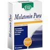 ESI - Melatonin Pura Activ, Integratore Alimentare in Ovalette a base di Melatonina e Valeriana, Favorisce il Sonno e Contrasta lo Stress, Senza Glutine e Vegan, 30 Ovalette