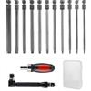 CPROSP Set di Cacciaviti Torx, Lunghezza 100 mm, Con Scatola di Conservazione, Punta Lunga, 2 Cacciaviti, T6-T40, S2, Testa a Stella
