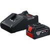Bosch Professional 1600A01B9Y Starter Set 1 x 4 con Caricatore GAL 18 V-40 e 1 Batteria da 4 Ah, in Scatola, 18 V