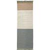 NANIMARQUINA tappeto TRES STRIPES 80x240 cm - TRES-STRIPES-80x240-SALVIA