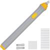 OFFCUP Gomme elettriche per cancellare a batteria, set di gomme elettriche, 10 pezzi da 2,5 mm e 12 pezzi da 5 mm, per matite da disegno (grigio)