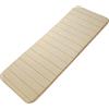 sourcing map Sourcingmap - Tappetino antiscivolo in memory foam per vasca da bagno, in morbida microfibra, lavabile e ad asciugatura rapida, in gomma assorbente, per cucina e bagno, Beige, 40x120cm(15.7x47.2)