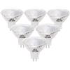 VINBE Lampadine alogene MR16, faretto alogeno 35W 12V MR16 GU5.3, bianco caldo, confezione da 6