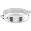 Lacor 20628 - Padella per paella in alluminio da chef 28 cm | Utensile professionale duraturo; progettato per prestazioni ottimali e una pulizia rapida in lavastoviglie