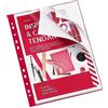Viquel Buste forate per raccoglitori A4, colore: rosso