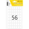 TopStick Etichette Multiuso - 56 per Foglio, 15 Fogli, 12 x 18 mm, 840 Totali - Mini Adesive Vuote per Ufficio, Cucina, Casa - Bianco