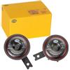 HELLA 3AL 922 200-761 Clacson, S90, 12V, 113dB(A), Gamma frequenze 350Hz, Tono basso, colore alloggiamento/sede nero, Attacco ad innesto, Spina Spina DEUTSCH