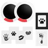 KATREU Set di impronte digitali per bambini, con cornice per foto, set di impronte per cane/gatto, senza lavaggio, nessun contatto con la pelle con inchiostro, adatto per neonati, bagni, animali