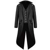 ODIZLI Abbigliamento medievale da uomo, giacca da smoking steampunk, cappotto gotico, capitano Jack Sparrow, costume da carnevale, costume vittoriano, rinascimentale, vichings, gonna da passeggio,