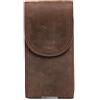 Hengwin Porta Cintura per Smartphone, Marsupio da Uomo per Samsung S24 S23 S22 S21 S20 Ultra, Copertine per Custodie S10 S9 S8 Plus, Fondina in Vera Pelle, Borsa da Viaggio Escursionistica a Tracolla