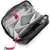 tomtoc Custodia per Cavi e Accessori Tecnici, Viaggio, Borsa Organizer per Accessori Tecnici Elettroniciadattatore MacBook, Cavo, Hub, Power bank, Chiavetta USB, Caricabatterie, Disco Rigido, Regali