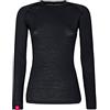 Rock Experience Makani 2.0 LS T-Shirt, Caviar, L Donna