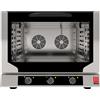 TECNOEKA Forno elettrico convenzione con Vapore diretto 4 Teglie cm 60 x 40 - cm 78.4 x 75.4 x 63.4 h