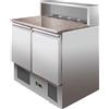 FORCAR Banco pizza con 2 porte - cm 90 x 70 x 110 h