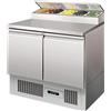 FORCAR Saladette refrigerata - N. 2 porte - Vetrina portaingredienti - cm 90 x 70 x 101 h