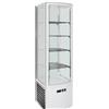FORCAR Armadio frigorifero - N.4 lati vetro - Capacità lt 280 - cm 47.3 x 40.5 x 184.2h