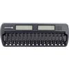 everActive Caricatore per 16 batterie AAA AA, ricarica rapida, set di 4 ore, display LCD, modalità di riposo, adattatore per auto, modello: NC-1600