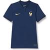 Nike France DN0764 Season 2022/23 Official T-Shirt Uomo Midnight Navy/Metallic Gold XS