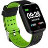 LENOVO Smartwatch Orologio Fitness Cardio Monitoraggio sonno GPS Contapassi - E1 MAX BLACK