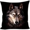 Showudesigns - Federa per cuscino con lupo, 45,7 x 45,7 cm, decorazione per la casa, per adolescenti, donne, ragazzi/ragazze, soggiorno, camera da letto, divano, sedia