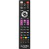 Superior Electronics Replacement Telefunken - Telecomando Universale Compatibile con TV Telefunken - Pronto all'Uso Senza Programmazione - Perfetto per Smart TV - Nero - SUPTRB016