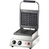 D.L. SERVICE Piastra waffel professionale per cialda Cm 16 x 10 x 3.2 h
