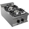 D.L. SERVICE Cucina a gas - N. 2 fuochi - cm 35 x 70 x 27 h