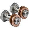 PrecisionGeek M10 x 1.00 Inox Banjo Bullone & Kit RONDELLE Freno L-18mm 2pz