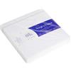 Clairefontaine Lalo 22050L - Pacco da 25 Buste rivestite gommate 14x14 cm, Vergata di Francia, Extra-Bianco