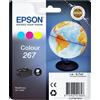 Epson Globe Singlepack Colour 267 ink cartridge - C13T26704010
