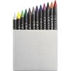 Scrittura personalizzati Kit disegno con 12 colori a cera personalizzato Paulina personalizzate o neutre
