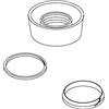 Regiplast 300520 Dado con guarnizione Ø 32 x 50 mm per serbatoio Europa